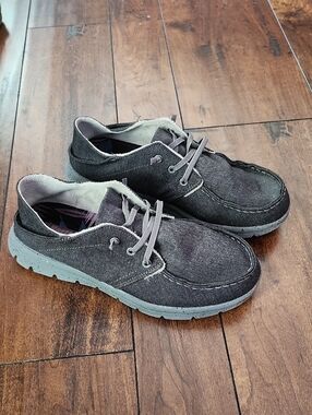 Northside Casual Men's Size 7 Gray Canvas Slip On Shoes
